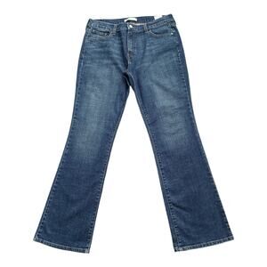 LEVIS 515 Womens Size 14 Long Boot Cut Cotton Blend Blue Jeans 33.5" Inseam